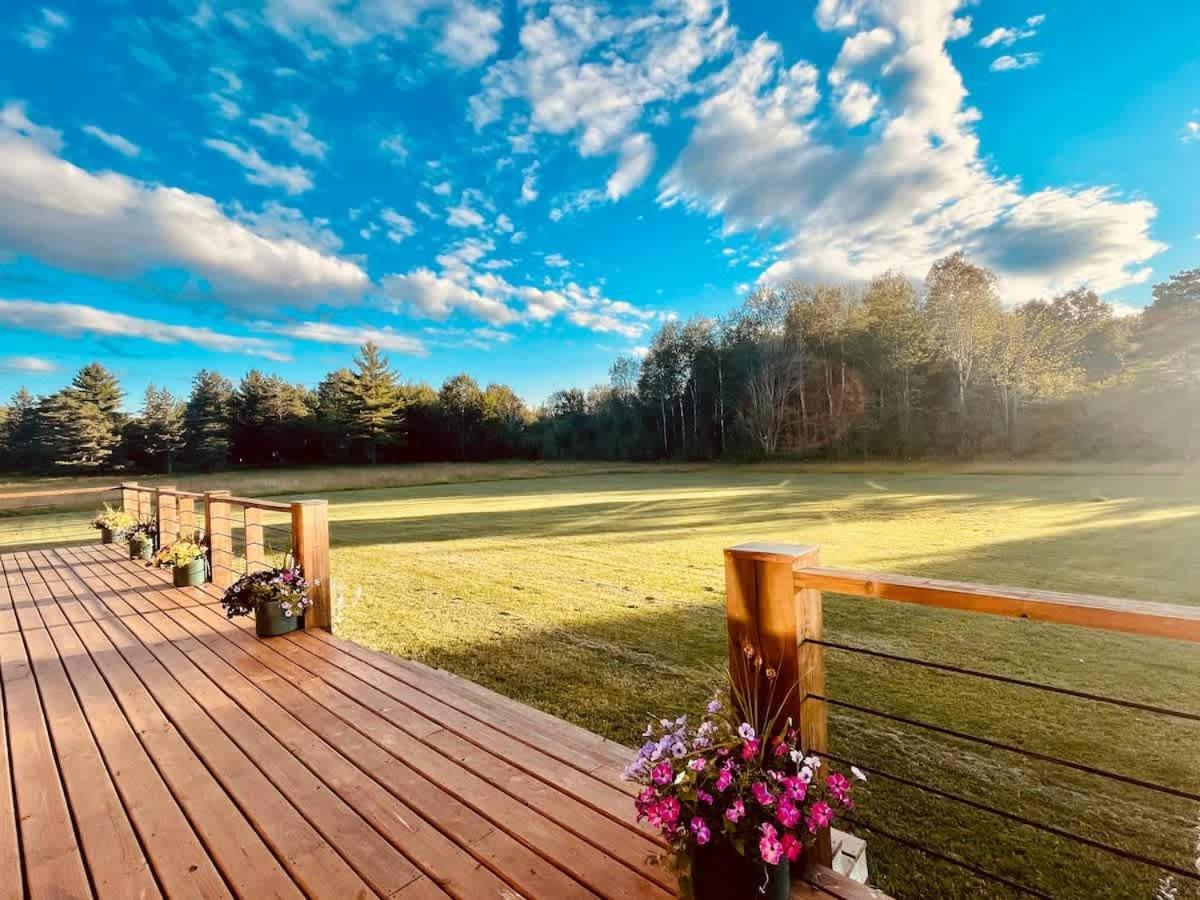 Stunning Log Cabin Getaway At The Hannu Haus Ironwood Zewnętrze zdjęcie